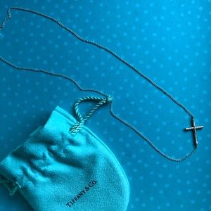 Tiffany & Co Hammered Cross Necklace